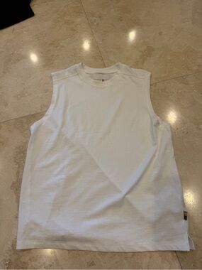 Zara White Kids Sleeveless Crewneck Tank Big Kid 14-16